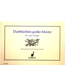 Duettbüchlein grosser Meister violin