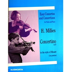 Millies Concertino i G-dur i Mozart-stil violin & piano