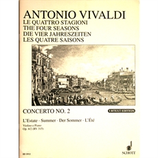 Vivaldi De fyra årstiderna - Sommaren violin & piano