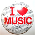 I love music magnet