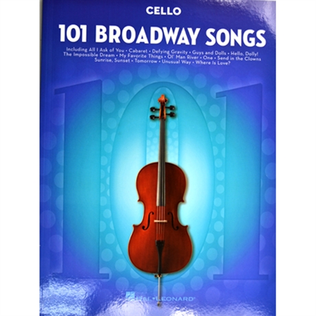 101 Broadway Songs Cello