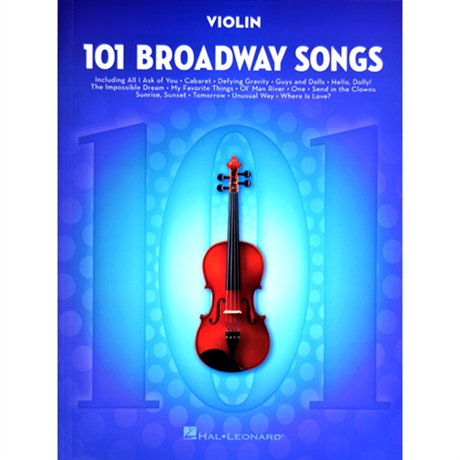 101 Broadway Songs Violin