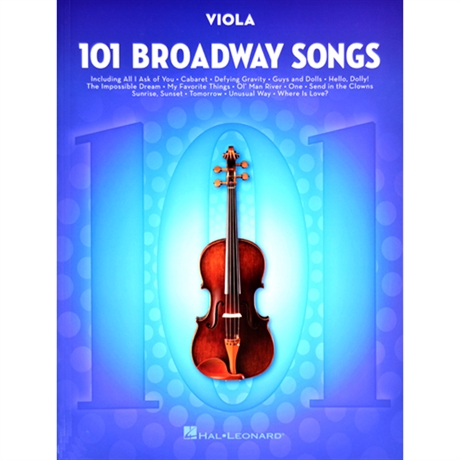 101 Broadway Songs Viola