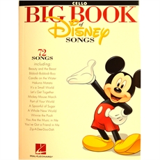 Big Book of Disney Songs cello