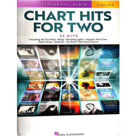 Chart Hits for two Violins