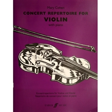 Concert repertoire for violin