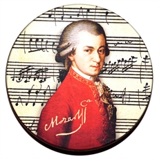 Glasunderlägg - Mozart