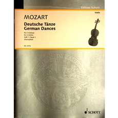 Mozart Tyska danser 1 violin