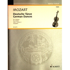 Mozart Tyska danser 2 violin