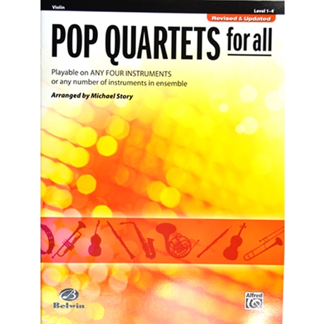 Pop Quartets for all Violin