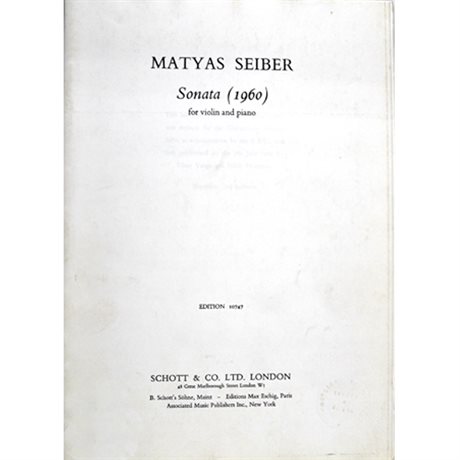 Seiber Matyas