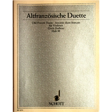 Altfranzösische Duette violin