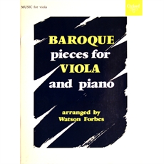 Baroque Pieces for Viola