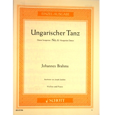 Brahms Ungersk Dans Nr. 6 violin