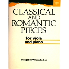Classical and Romantic Pieces viola