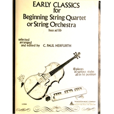 Early Classics for Beginning String Quartet
