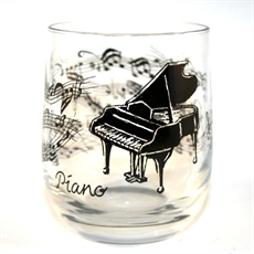 Glas med piano