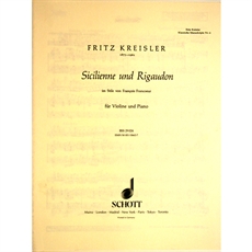 Kreisler Scilienne & Rigaudon violin