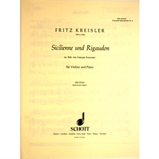 Kreisler Scilienne & Rigaudon violin