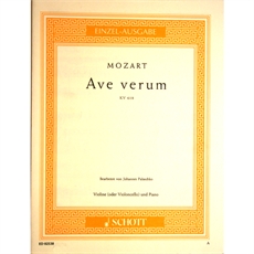 Mozart Ave Verum violin & piano