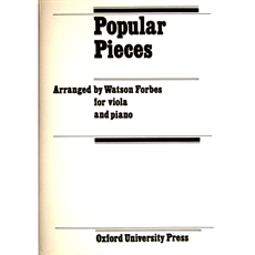 Popular Pieces viola