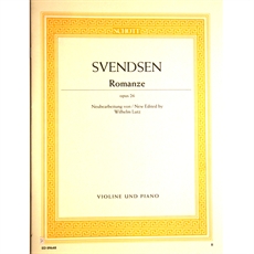 Svendsen Romanze Op 26 violin & piano
