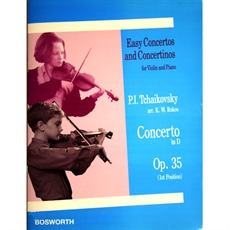 Tchaikovsky Concerto i D-dur Op 35 violin & piano