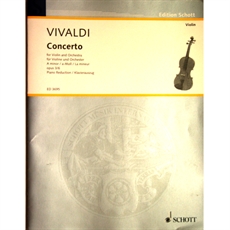 Vivaldi Concerto i a-moll Op 3/6 violin & piano