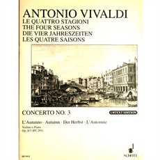 Vivaldi De fyra årstiderna - Hösten violin & piano