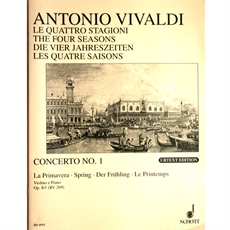 Vivaldi De fyra årstiderna - Våren violin & piano